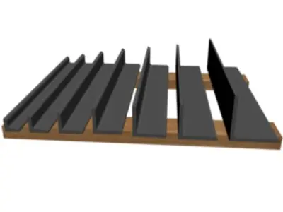 3 8in Thick Equal Angle 3D model