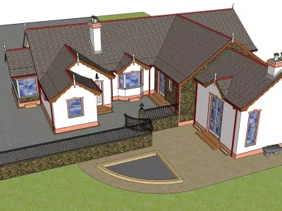 Retirement Dwelling  UK 3D model