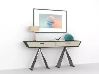 Console table gateway table lobby table  3D model