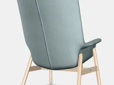 VEDBO High-back armchair 3 3D model