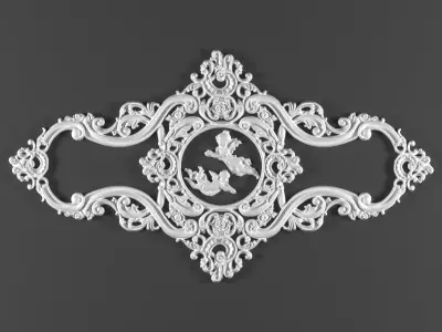  ornamental classic decoration 3d model vol 20 3D model