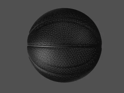 3D Airless Basketball model 3D model