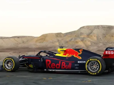 F1 Redbull RB16B Season 2021 Low-poly 3D model
