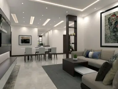 VILLA INTERIOR 3D MODEL 3D model