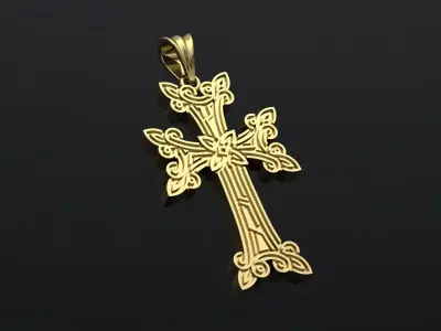 Armenian Cross 3D print model