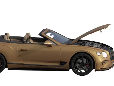 Bentley Continental GT Convertible 3D model