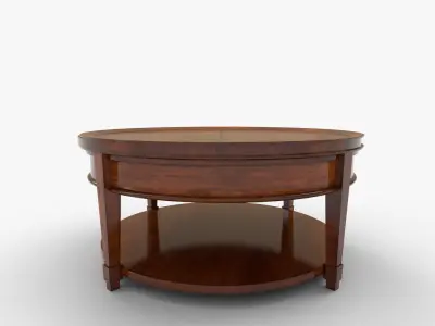 Hammary Sunset Valley Round Cocktail Table 3D model