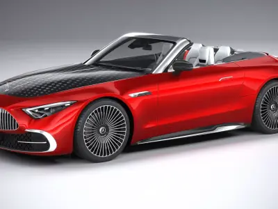 Mercedes-Benz SL Monogram Maybach 2025 3D model
