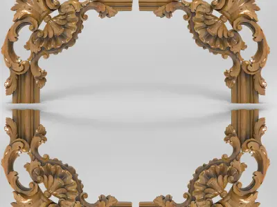 Carved corner1 3D model
