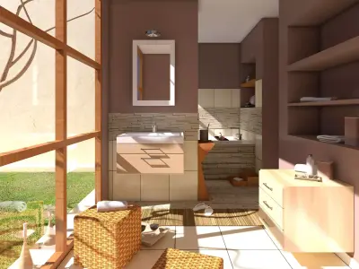 Bathroom 42 3D model
