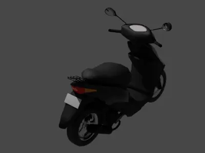 Moped Bike Scooter 3D model