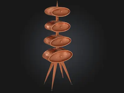 Oval Harmony Tower 3D model