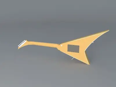 Zakk Wylde Buzzsaw Les Paul guitar Free 3D model