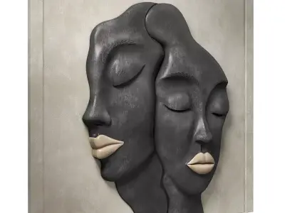 Decorative panel face 3 3D model