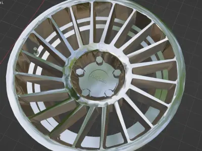 Rotiform IND-T Wheels Rims 3D Print Ready Model INDT 3D print model