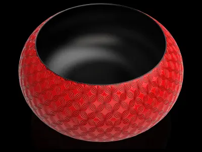 globepol glass vase 3D print model