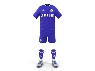 Soccer Clothes Chelsea 3D model
