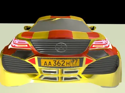 Mercedes AMG prototype 3D model