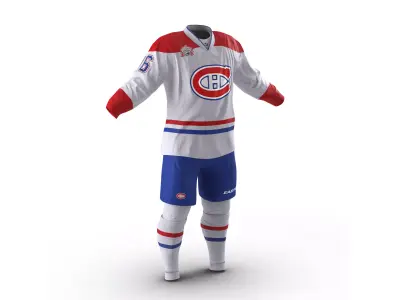 Hockey Clothes Montreal Canadiens 3D model