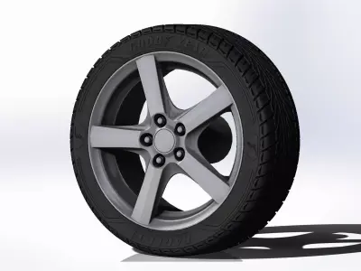 Wheel ENZO H 17inch for scale model 3D print model