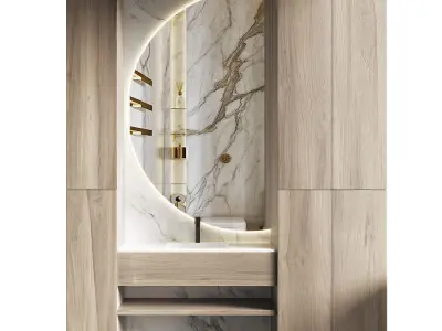 Bathroom set 01 3D model