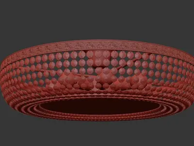 Chandelier Favola E 1 4 60 502 G Corona render 3D model