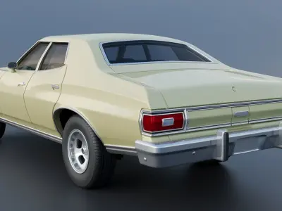 Gran Torino 4-Door Sedan 1974  3D print model
