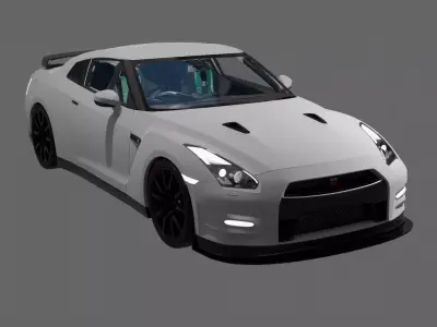 Nissan GT-R 2015 3D model