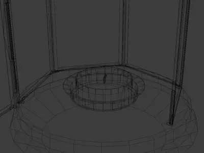 Candle lamp 3D model