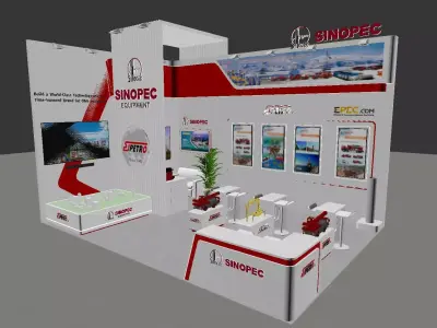 exhibition 3D model