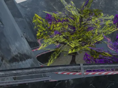  Mountain Drift Map For Mobile - Low-poly 3D model