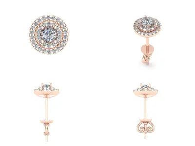 Earrings iz1 3D print model