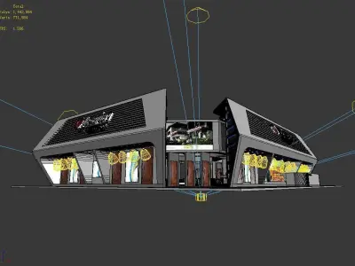 Exhibition - Area - 24X29-3DMAX2009-01 3D model