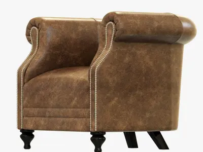 Dantone Home Marlou Armchair 3D model