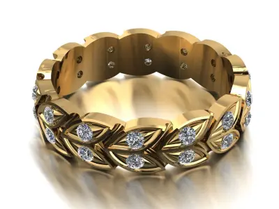 eternity ring 3D print model