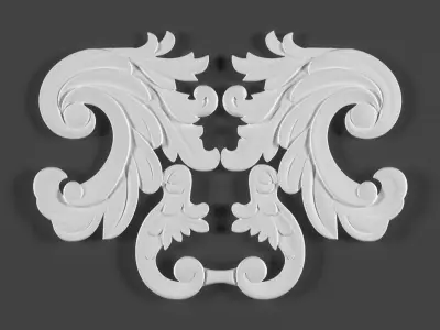 9 ornamental classic decoration 3d model kitbash vol 28 3D model