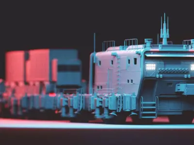 Concept Mars Car 3D model