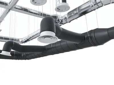 Ventilation systems 3D model