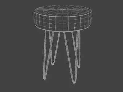 Chair taburete 3D model