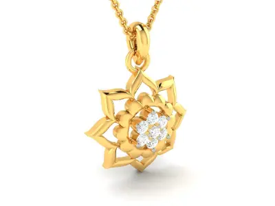 Women Pendant 3dm STL FBX OBJ Render Details 3D print model purchase