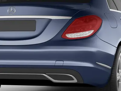 Mercedes C Class 2014 exclusive 3D model