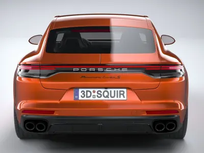 Porsche Panamera Turbo S 2021 3D model