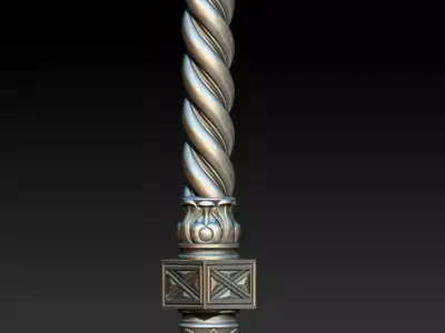 Columns ornate column Free 3D model