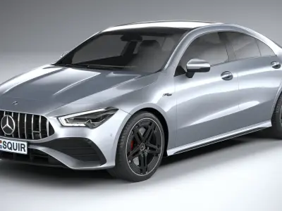 Mercedes-Benz CLA35 AMG 2024 3D model