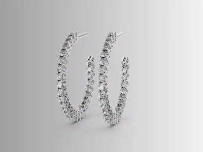 Earrings004 3D print model