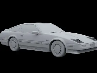 Nissan 300zx z31 1985 Low-poly 3D model