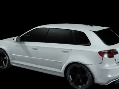 Audi rs3 3d-gamecreation-animation-iclone-unreal-unity 3D model