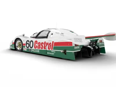 Jaguar XJR-9 Castrol Racing 1988 3d model 3D model