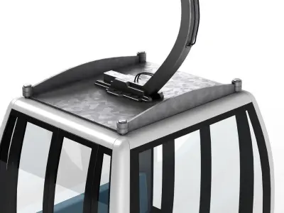 Cableway Car 2 3D model