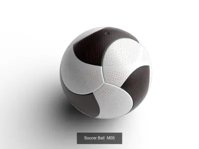 Soccer Ball  Collection 01 3D Model Pack